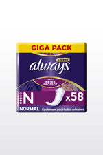 אולווייז מגן תחתון נורמל אקסטרה פרוטקט 58 יח'