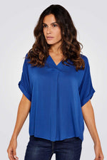 חולצה אלגנטית בצבע כחול - MASHBIR//365