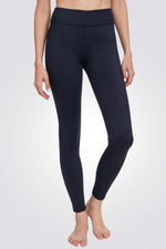 טייץ שחייה ארוך לנשים בצבע שחור