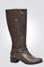 מגף נשים גבוה אפור