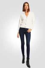 קרדיגן לנשים בצבע שמנת