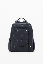 תיק גב אופנתי בצבע שחור משופשף | דזיגוואל