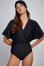 בגד ים שלם לנשים בצבע שחור