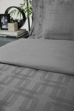 סט מצעים יחיד 90/200 ס"מ כותנה סאטן דגם HUDSON