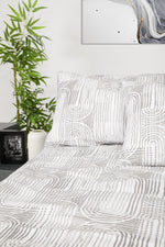 סט מצעים זוגי 160/200 ס"מ דגם אופק