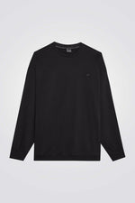 סווטשירט לגברים בצבע שחור