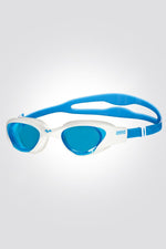 משקפת שחייה ONE בצבע לבן ותכלת - MASHBIR//365