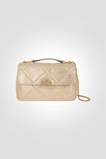 תיק קלאץ' בצבע זהב