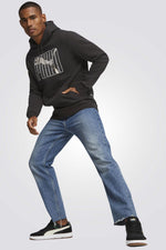 סווטשירט לגברים ESS+ LOGO LAB בצבע שחור