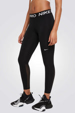 טייץ לנשים W NP 365 TIGHT בצבע שחור ולבן