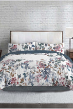 סט מצעים זוגי רחב 180/200 כותנה סאטן דגם IVY