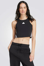 גופיית אימון לנשים FUTURE ICONS 3-STRIPES בצבע שחור