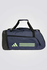 תיק אימון ESSENTIALS 3-STRIPES 51.5L בצבע נייבי ושחור