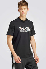 טישירט לגברים LANDSCAPE SPORTSWEAR GRAPHIC בצבע שחור