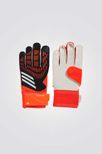 כפפות כדורגל לילדים PREDATOR TRAINING בצבע אדום כתום ושחור