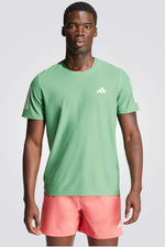 טישירט לגברים OWN THE RUN בצבע ירוק בהיר