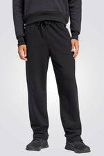 מכנסיים ארוכים לגברים EMBROIDERED FRENCH TERRY בצבע שחור