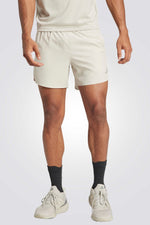 מכנסיים קצרים לגברים RUN IT SHORT בצבע בז'