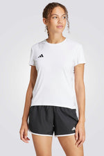 טישירט לנשים ADIZERO ESSENTIALS בצבע לבן