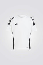 טישירט לילדים Tiro 24 Jersey בצבע לבן ושחור