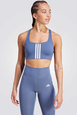 טופ אימון לנשים TLRD IMPACT TRAINING HIGH-SUPPORT בצבע כחול בהיר ולבן