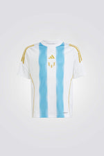 טישירט לילדים PITCH 2 STREET MESSI TRAINING JERSE בצבע לבן ותכלת