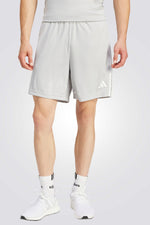 מכנסיים קצרים לגברים SERENO AEROREADY CUT 3-STRIPES בצבע אפור