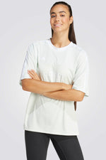 טישירט לנשים TIRO LOOSE בצבע ירוק בהיר