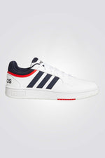 סניקרס לגברים HOOPS 3.0 LOW CLASSIC VINTAGE בצבע לבן ואדום