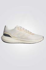 נעלי ספורט לגברים RUNFALCON 3.0 בצבע לבן אפור ושחור