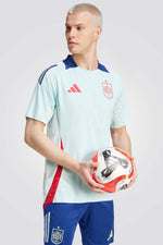 טישירט לגברים SPAIN TIRO 24 COMPETITION בצבע טורקיז ואדום