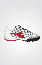 נעלי קטרגל לילדים ונוער דגם דור TF בצבע לבן שחור ואדום