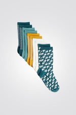 מארז 5 זוגות גרבים לילדים בצבעים שונים