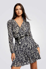 שמלת מיני עם הדפס