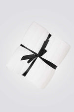 שמיכת קווילט מיקרופייבר 220/200 ס"מ צבע לבן