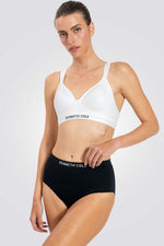 מקסי ריב רחב אל-תפר בצבע שחור