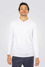 מארז 2 חולצות פלנל צווארון וי לבן