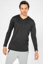 מארז 2 חולצות פלנל צווארון וי שחור