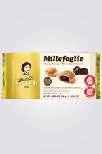 עוגיות פריכות מבצק עלים, ממולאות קרם אגוזי לוז.