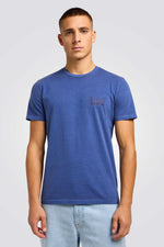 טישירט לוגו בצבע כחול