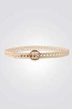 חגורה אבזם זהב