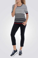 חולצה פסים בצבע נייבי