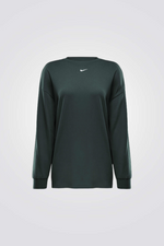 טישירט ESSENTIAL בצבע ירוק לנשים