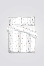 סט מצעים זוגי דגם שירה 180/200 ס"מ