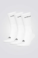 מארז שלישיית גרבי ספורט CREW 3P UNISEX בצבע לבן