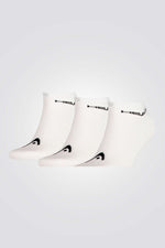 מארז שלישיית גרבי ספורט נמוכות SNEAKER 3P UNISEX בצבע לבן