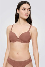 חזייה מרופדת Amourette Charm Conscious WHP01 חום