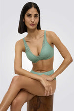 חזיית תחרה Body Make-Up Illusion Lace WP בצבע ירוק