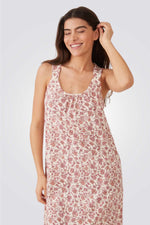 כותונת לילה גופיה בהדפס פרחוני