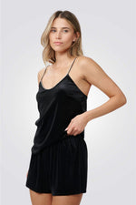 סט בייבידול סאטן עם אבני חן 2 חלקים